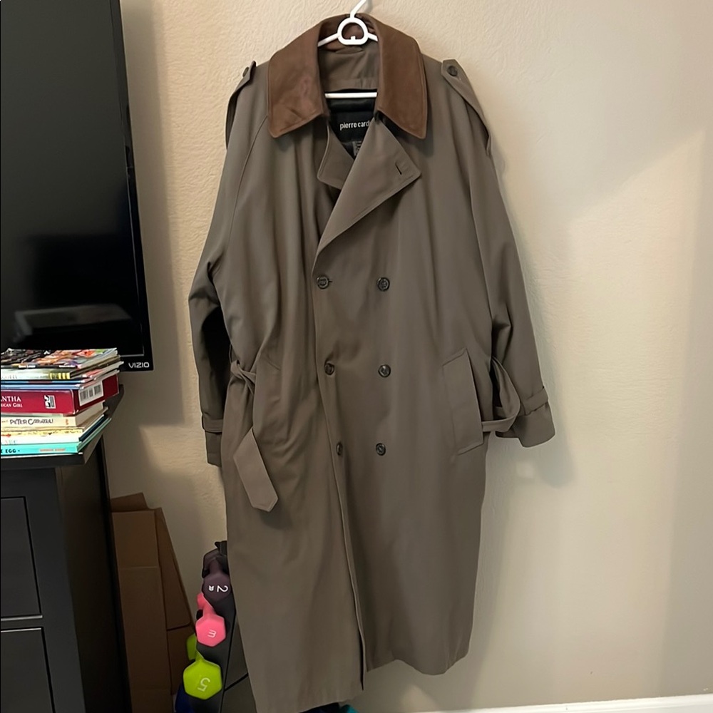 Men's Brown Double-Breasted Coat